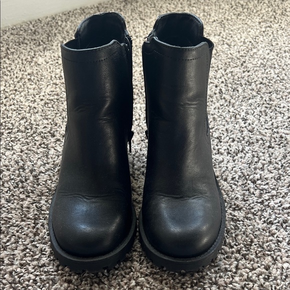 Sun + Stone Black Ankle Booties - Picture 4 of 6